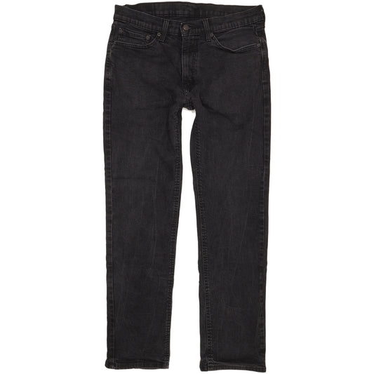 Levi's 541 Men Black Straight Slim Stretch Jeans W34 L32