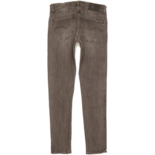 G-Star 3301 Men Grey Skinny Slim Stretch Jeans W32 L33