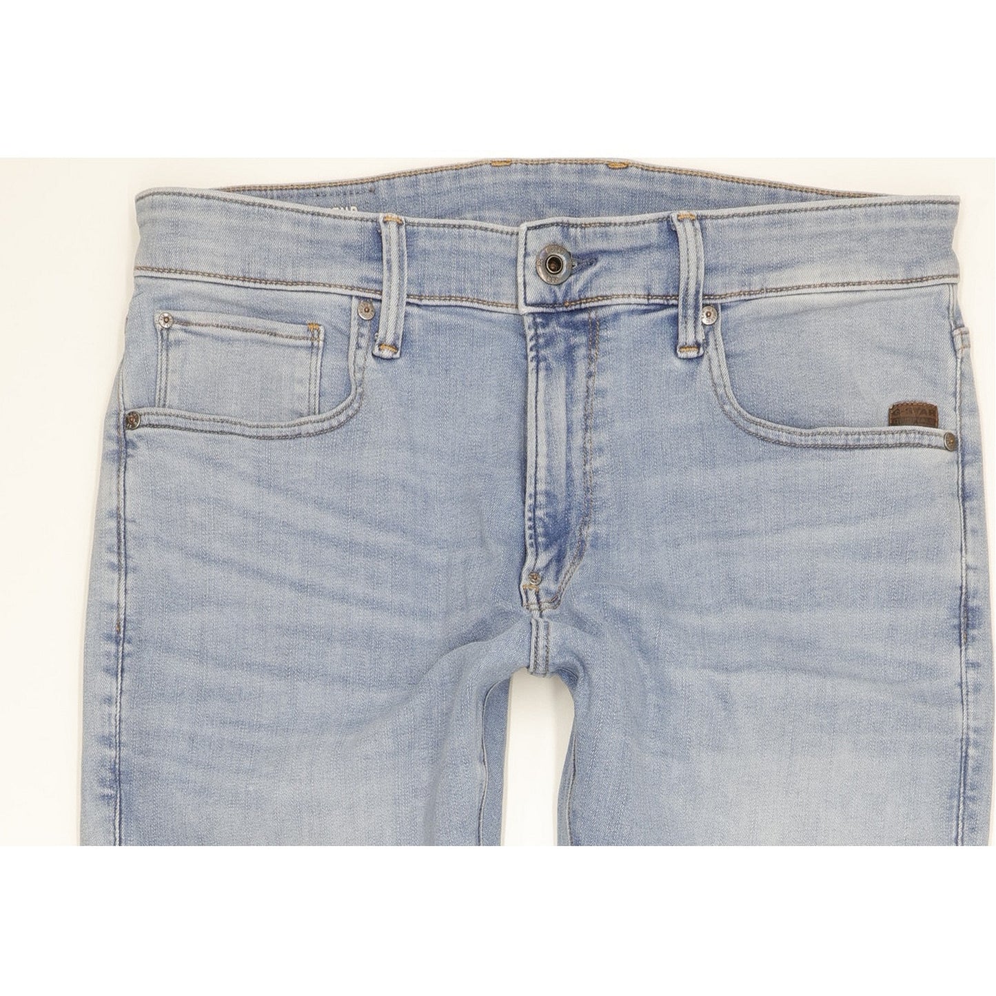 G-Star Revend Men Blue Skinny Slim Stretch Jeans W34 L32