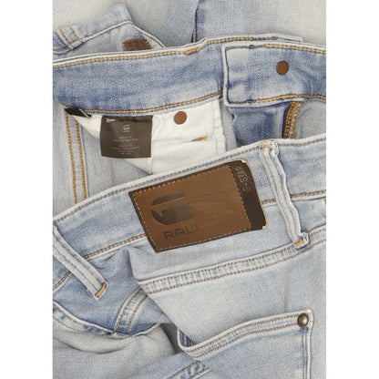 G-Star Revend Men Blue Skinny Slim Stretch Jeans W34 L32