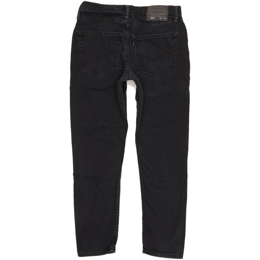 Levi's 512 Men Black Tapered Slim Stretch Jeans W32 L28