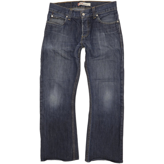 Levi's 512 Men Blue Bootcut Slim Jeans W33 L29
