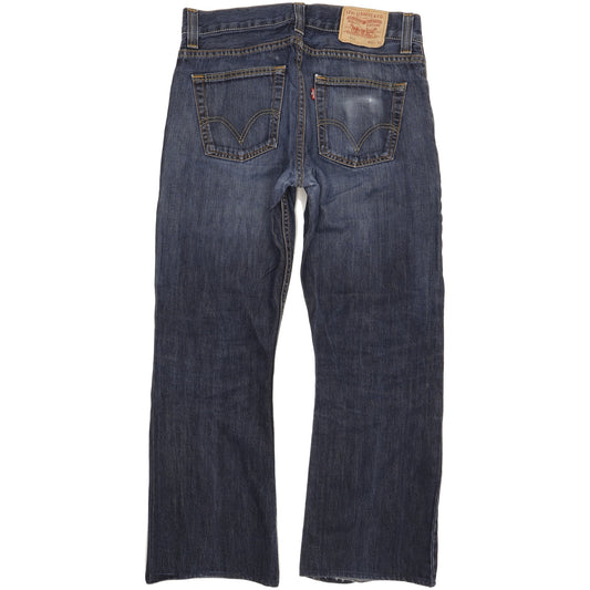 Levi's 512 Men Blue Bootcut Slim Jeans W33 L29
