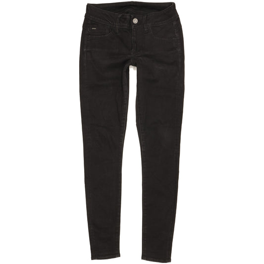 G-Star Lynn Women Black Skinny Slim Jeans W30 L32