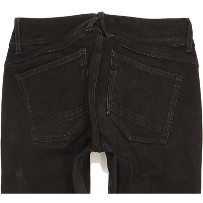 G-Star Lynn Women Black Skinny Slim Jeans W30 L32