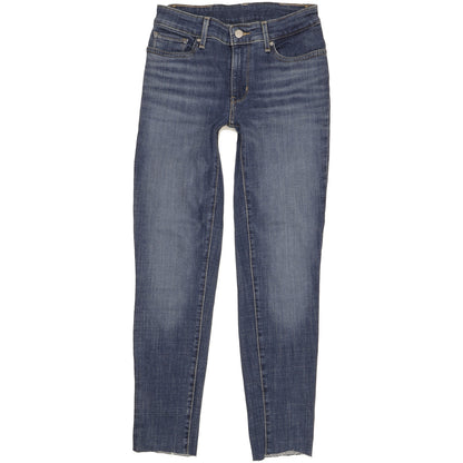 Levi's Women Blue Skinny Slim Stretch Jeans W28 L28