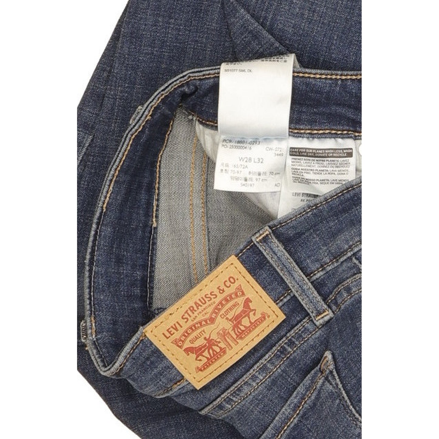 Levi's Women Blue Skinny Slim Stretch Jeans W28 L28