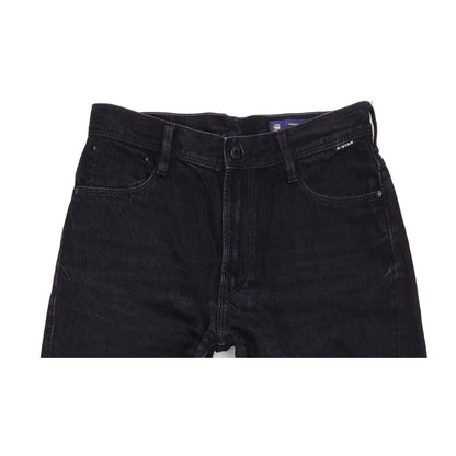 G-Star Stray Ultra Black Straight Loose Jeans High Waisted W30 L30