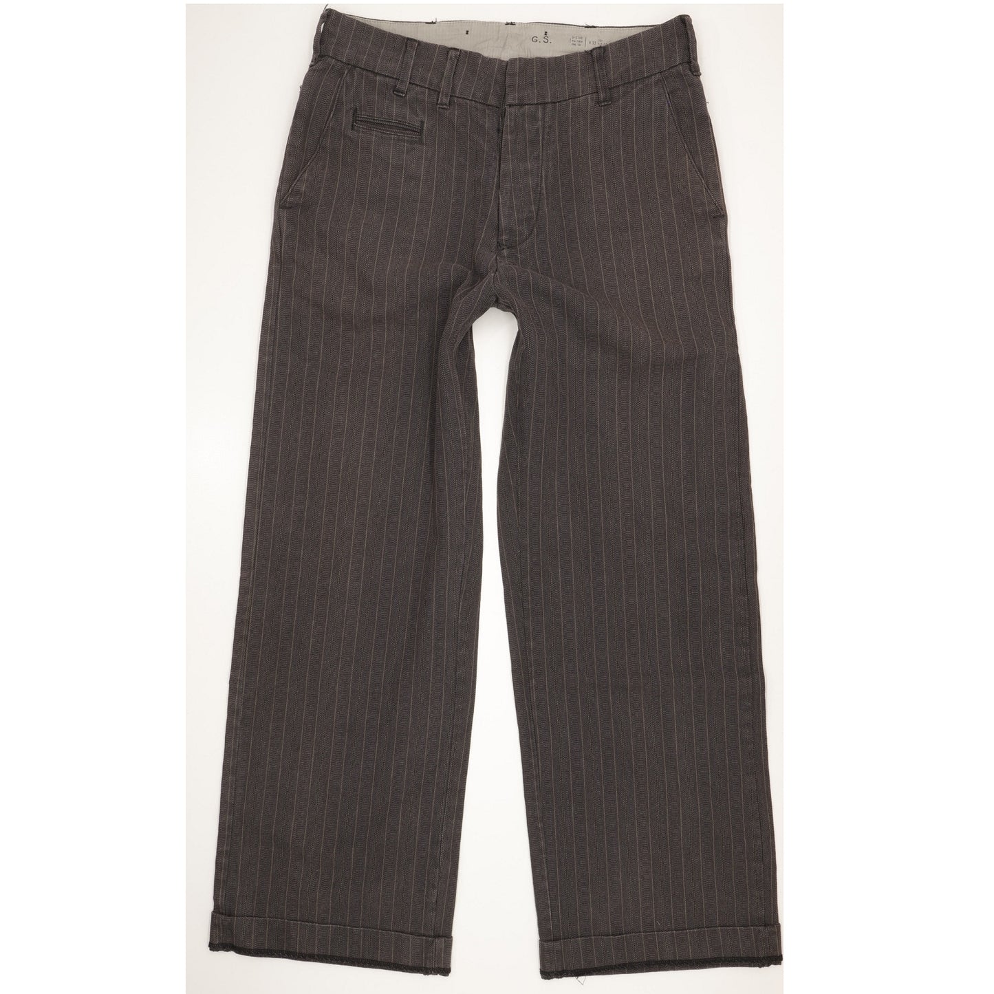 G-Star Navy Art Men Brown Straight Loose Chino Trousers W31 L30