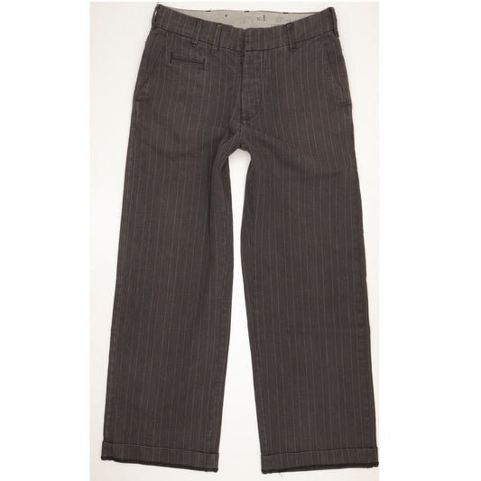 G-Star Navy Art Men Brown Straight Loose Chino Trousers W31 L30
