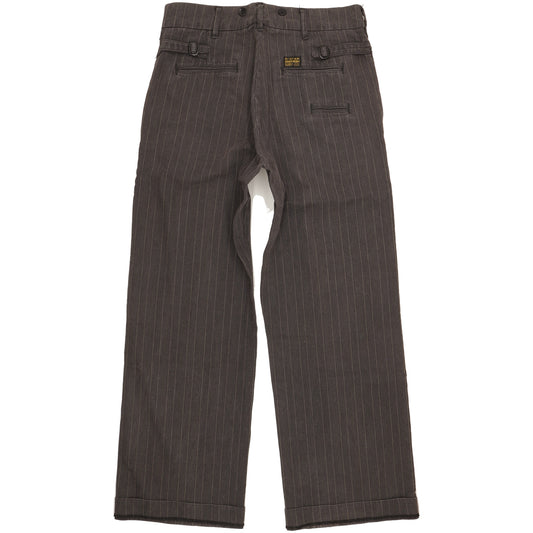 G-Star Navy Art Men Brown Straight Loose Chino Trousers W31 L30
