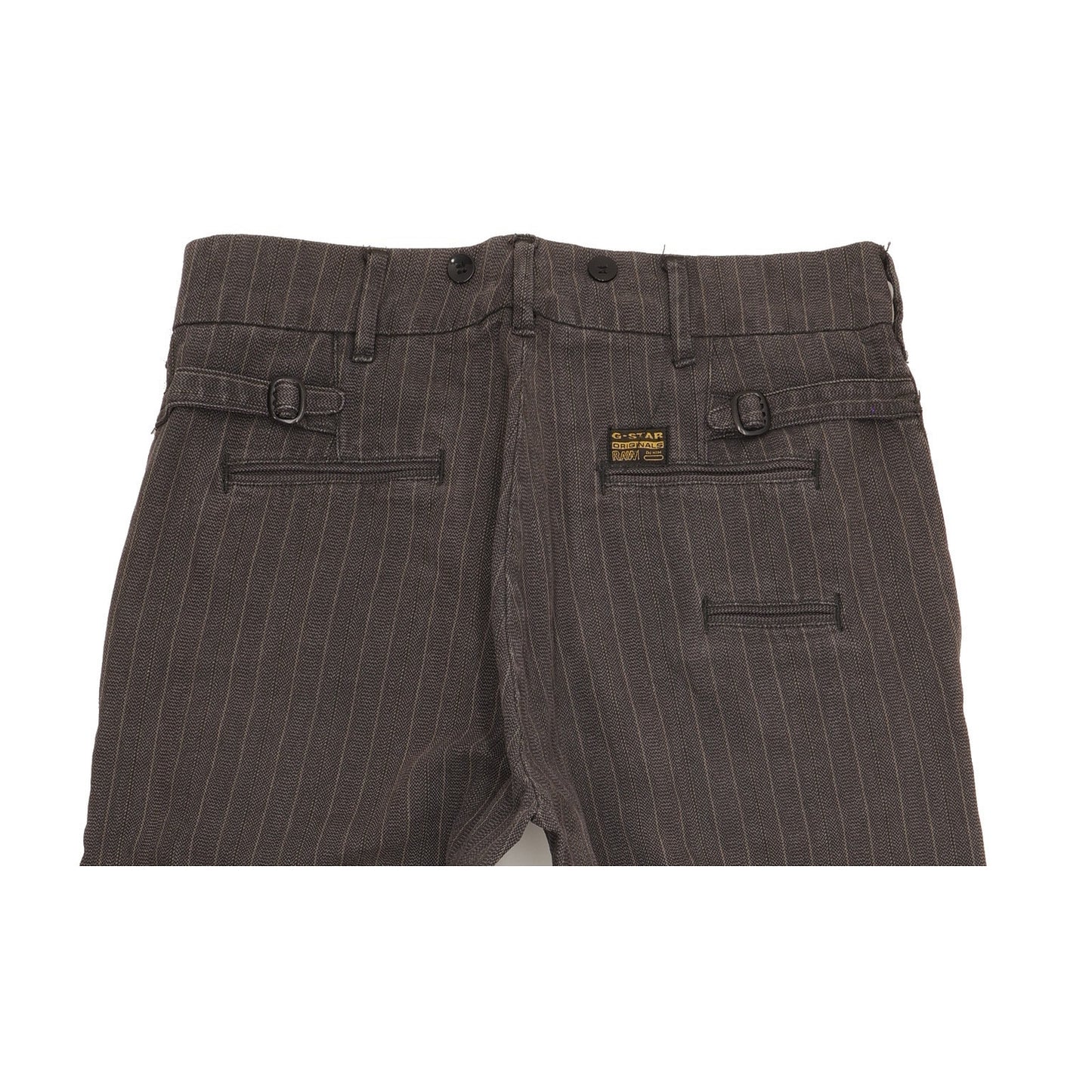 G-Star Navy Art Men Brown Straight Loose Chino Trousers W31 L30