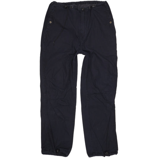 G-Star Desert Men Black Straight Regular Jogger Trousers W36 L34