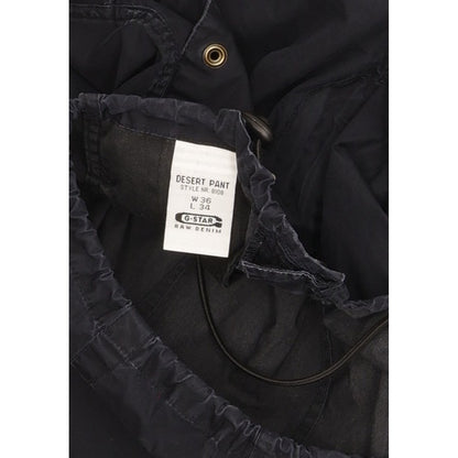 G-Star Desert Men Black Straight Regular Jogger Trousers W36 L34