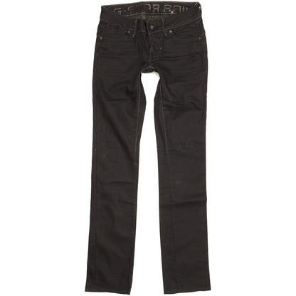 G-Star Corvet Women Black Straight Slim Stretch Jeans W26 L34