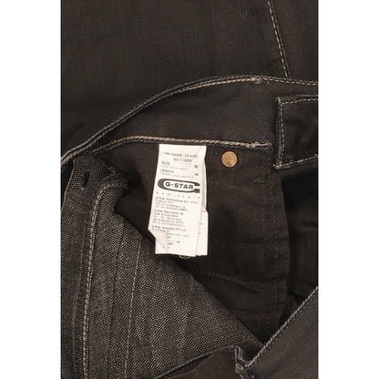 G-Star Corvet Women Black Straight Slim Stretch Jeans W26 L34