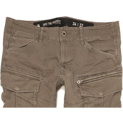 G-Star Rovic 3D Men Grey Tapered Loose Stretch Jeans W34 L32