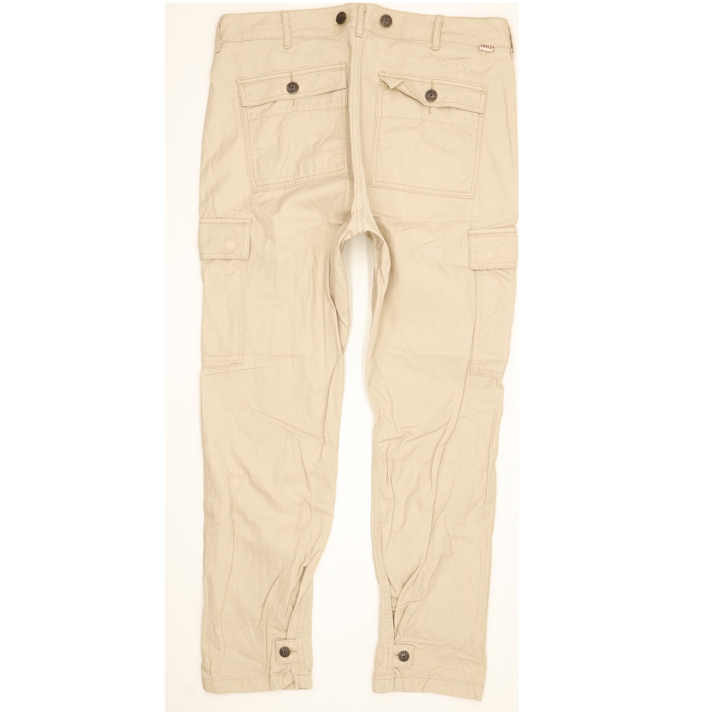 Levi's Tab Twills Men Beige Tapered Loose Jeans W27 L29