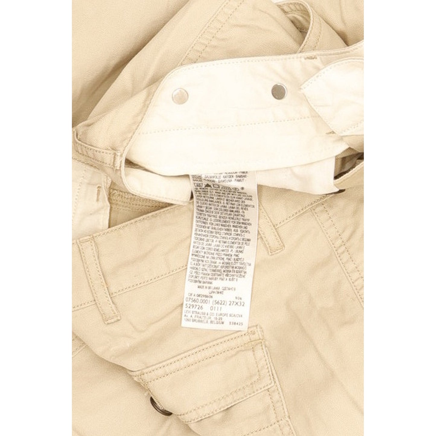 Levi's Tab Twills Men Beige Tapered Loose Jeans W27 L29