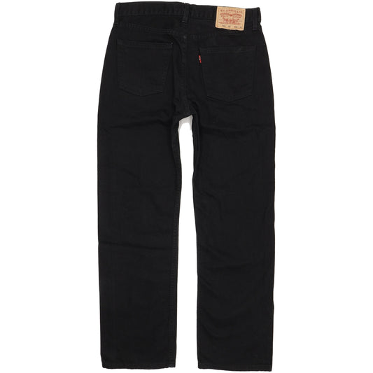 Levi's 751 Men Black Straight Regular Jeans W32 L30