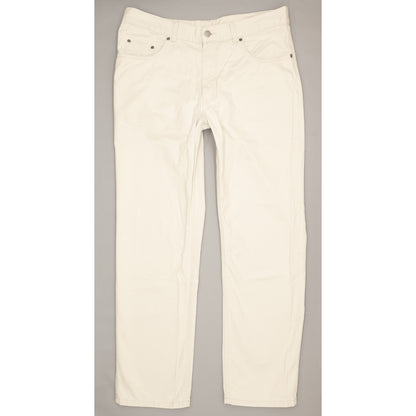 Pioneer Men White Straight Regular Jeans W38 L32