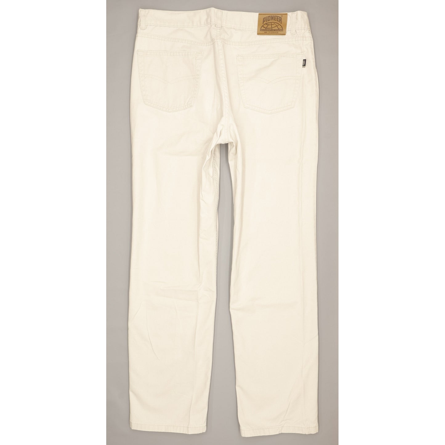 Pioneer Men White Straight Regular Jeans W38 L32