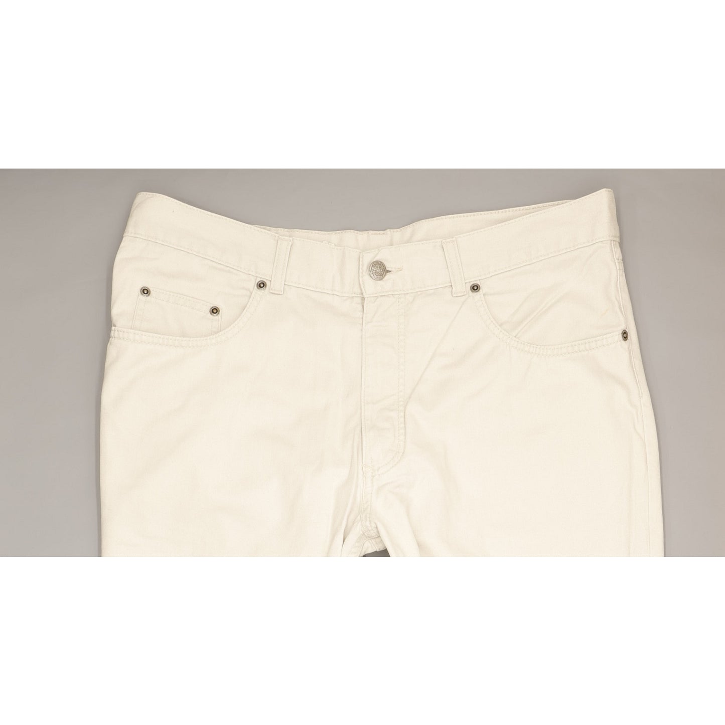 Pioneer Men White Straight Regular Jeans W38 L32