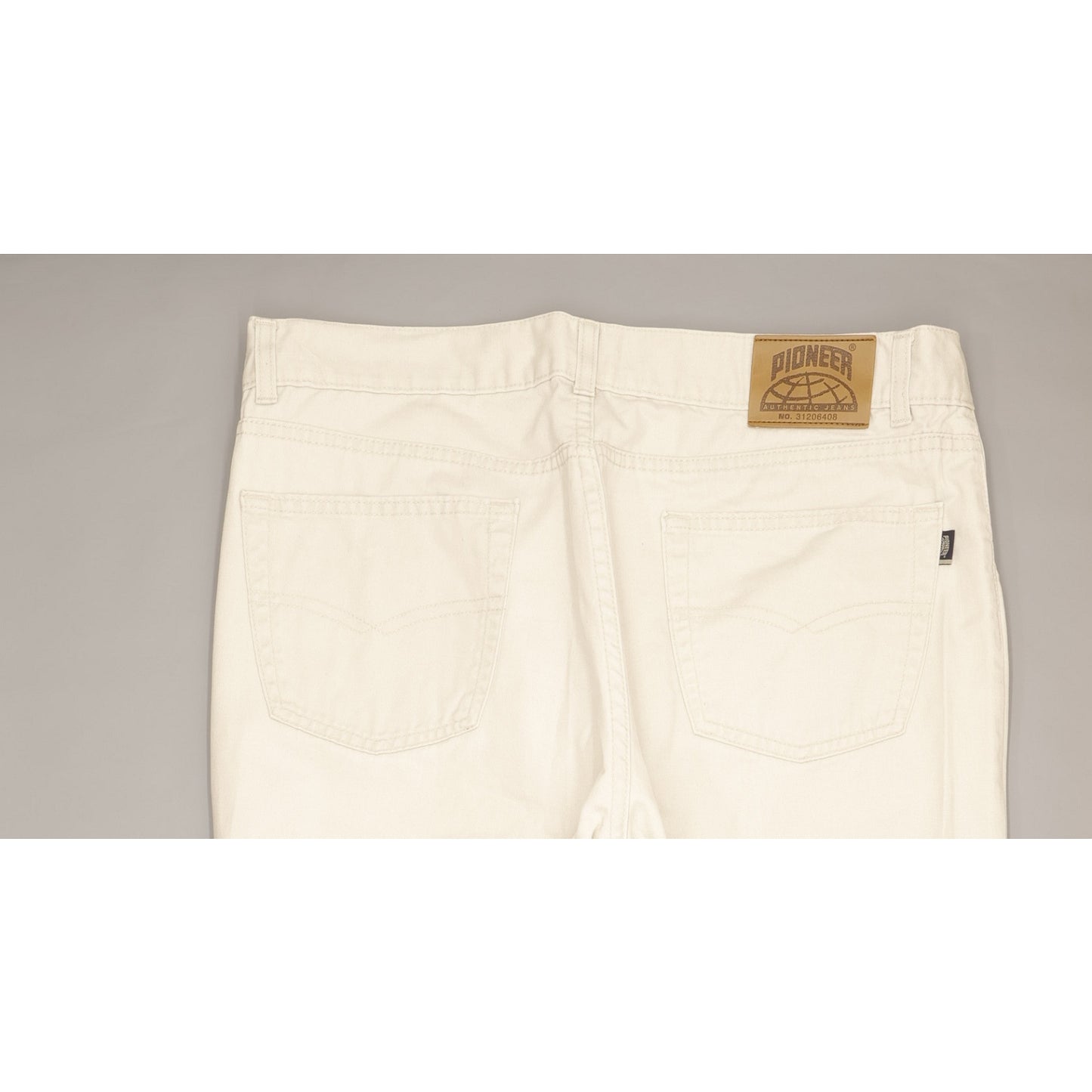 Pioneer Men White Straight Regular Jeans W38 L32