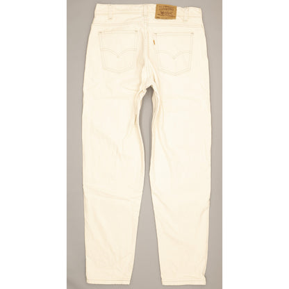 Levi's 550 Made in USA Men Beige Tapered Relaxed Jeans W33 L32