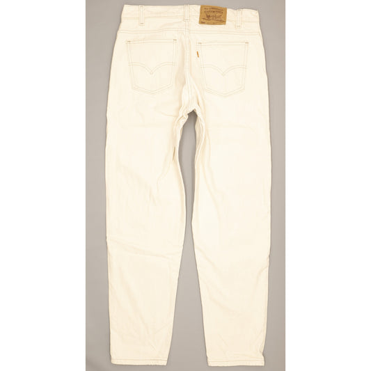 Levi's 550 Made in USA Men Beige Tapered Relaxed Jeans W33 L32