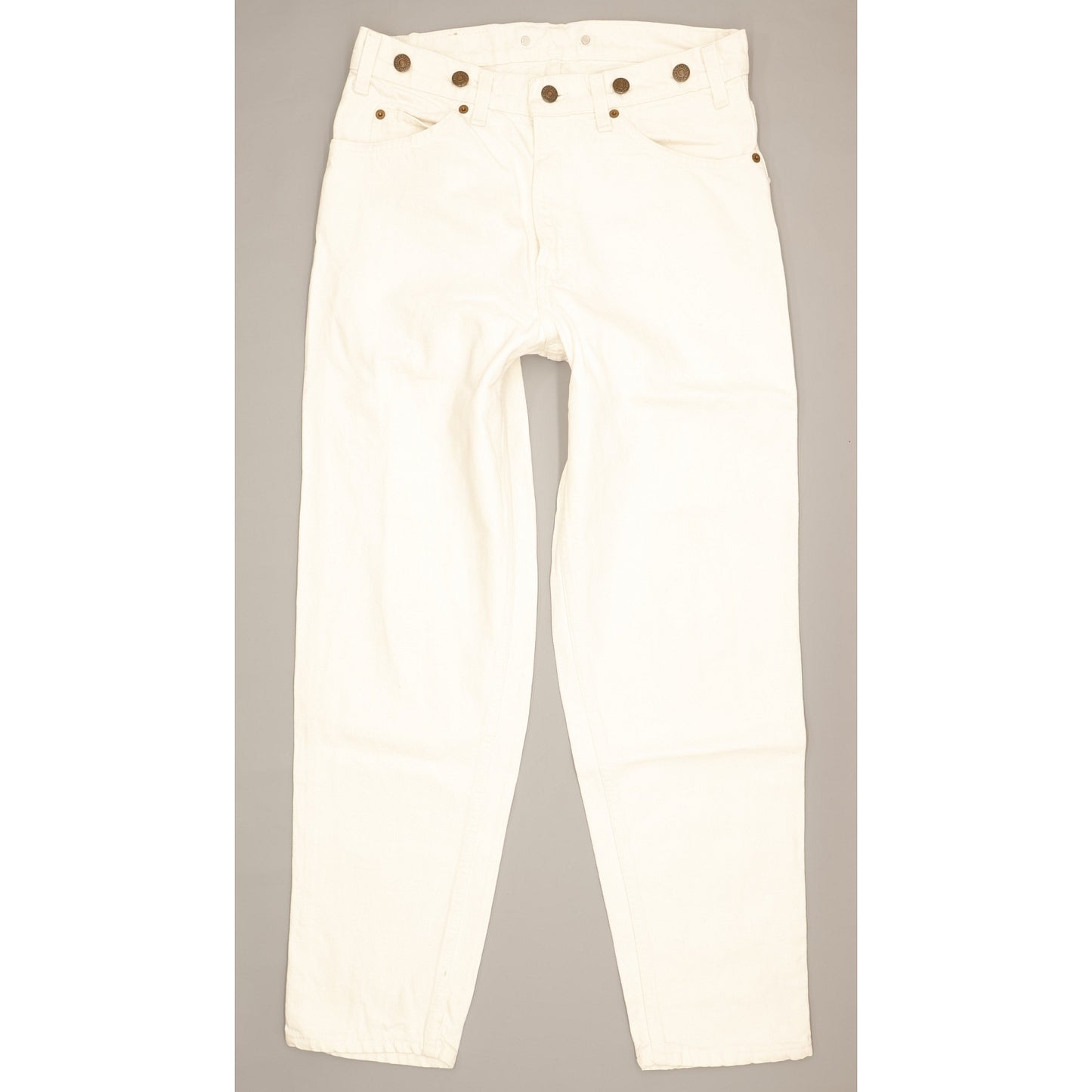 Levi's Men White Tapered Relaxed Jeans W31 L29