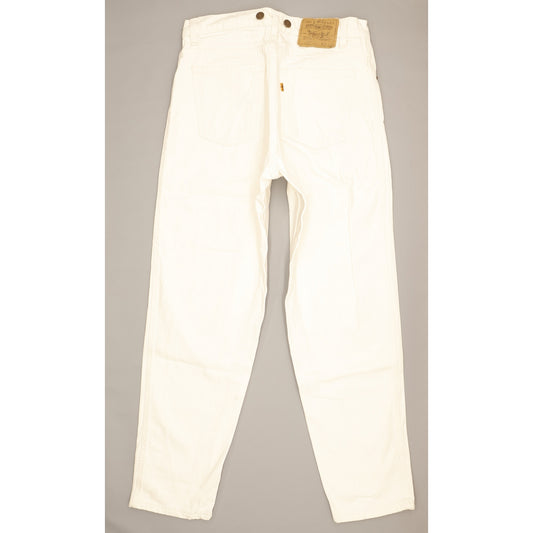 Levi's Men White Tapered Relaxed Jeans W31 L29