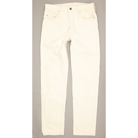 Levi's 511 Men White Straight Slim Jeans W35 L33