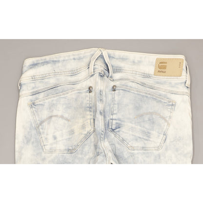 G-Star Lynn Women Blue Skinny Slim Stretch Jeans W28 L32
