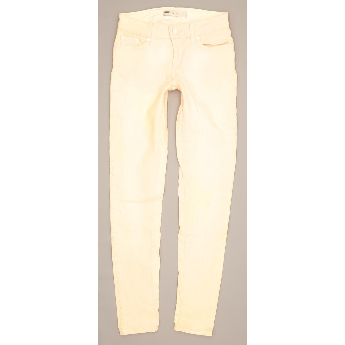 Levi's Leggins Women Orange Skinny Slim Stretch Jeans W25 L30