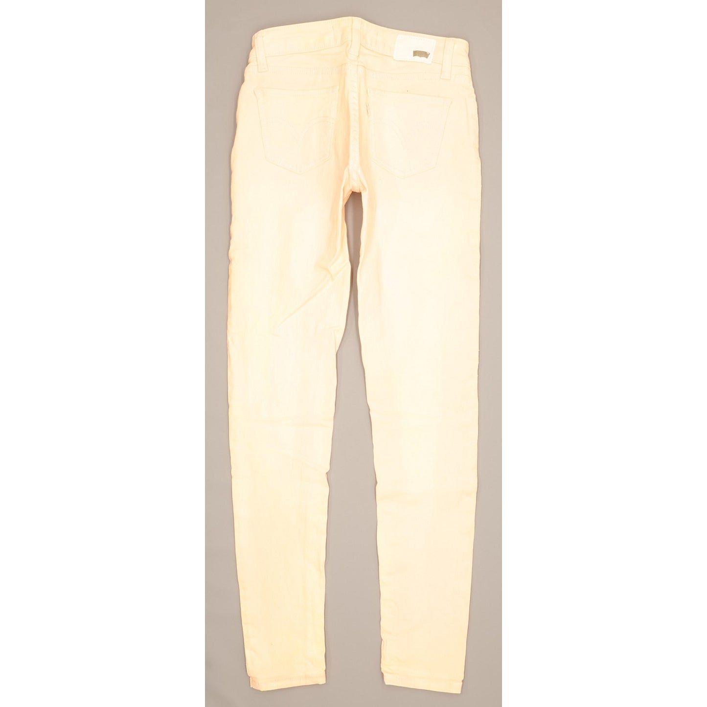 Levi's Leggins Women Orange Skinny Slim Stretch Jeans W25 L30