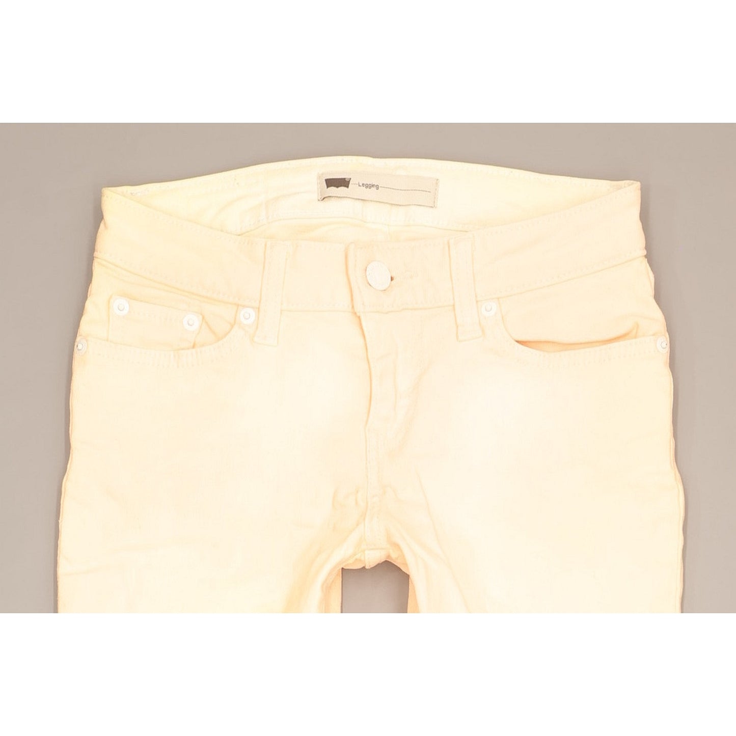 Levi's Leggins Women Orange Skinny Slim Stretch Jeans W25 L30