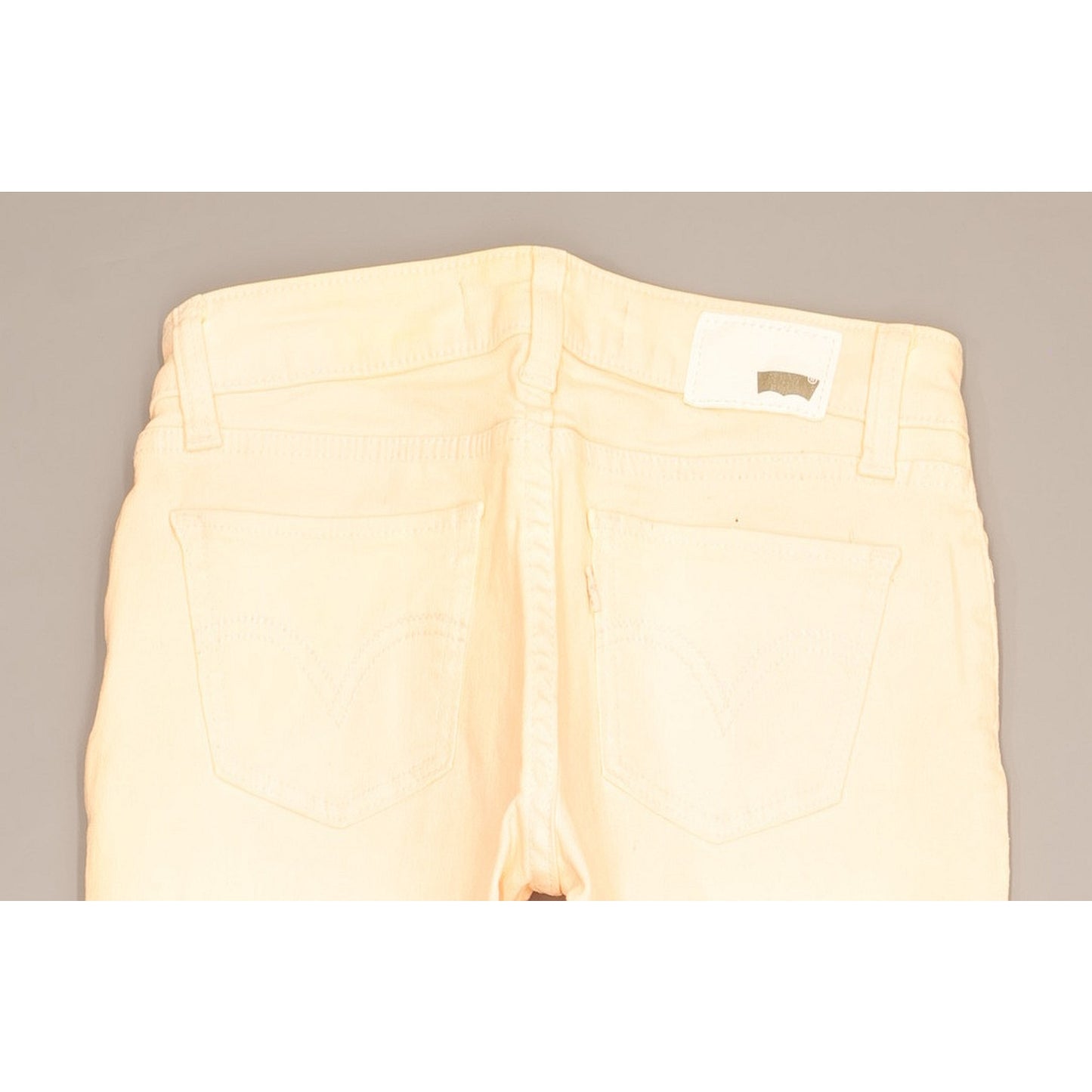 Levi's Leggins Women Orange Skinny Slim Stretch Jeans W25 L30