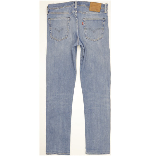 Levi's 504 Men Blue Straight Regular Stretch Jeans W33 L32