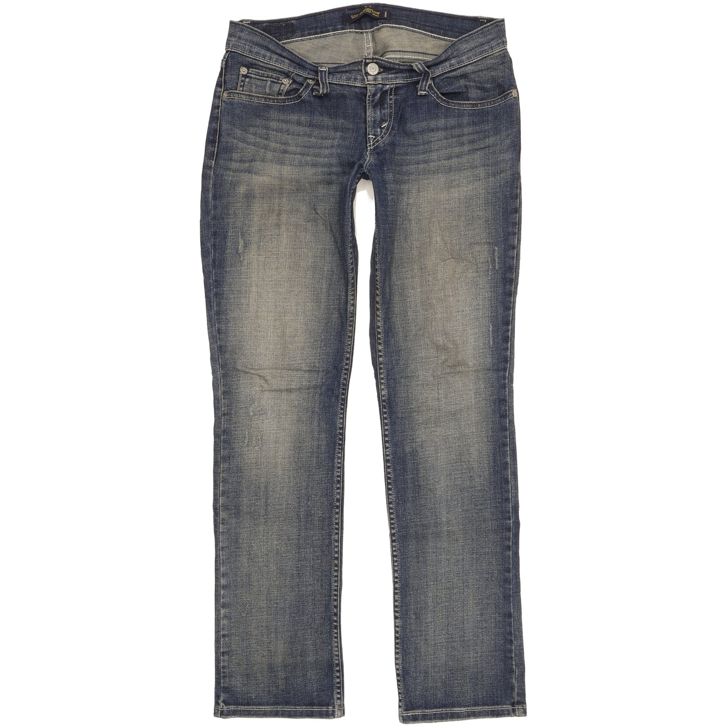 Levi's 524 Women Blue Straight Slim Stretch Jeans W28 L31