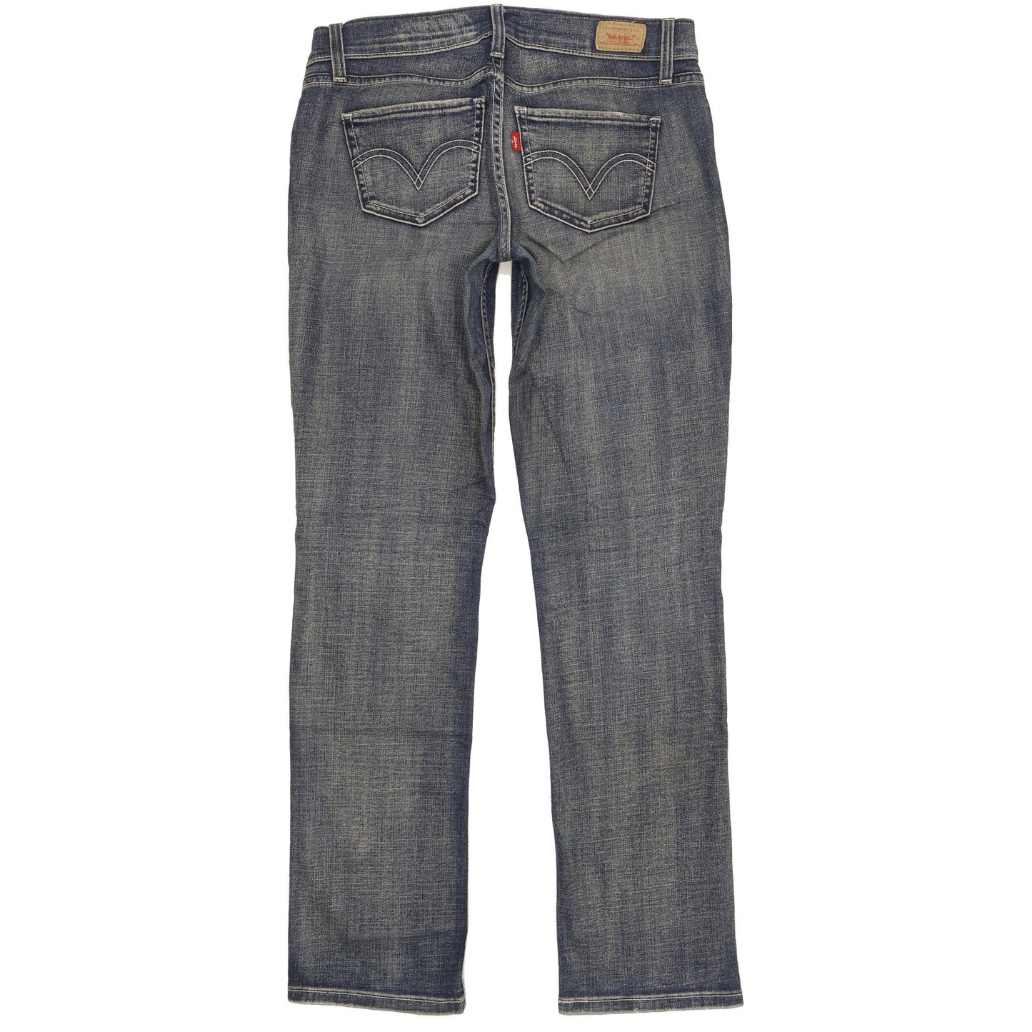 Levi's 524 Women Blue Straight Slim Stretch Jeans W28 L31