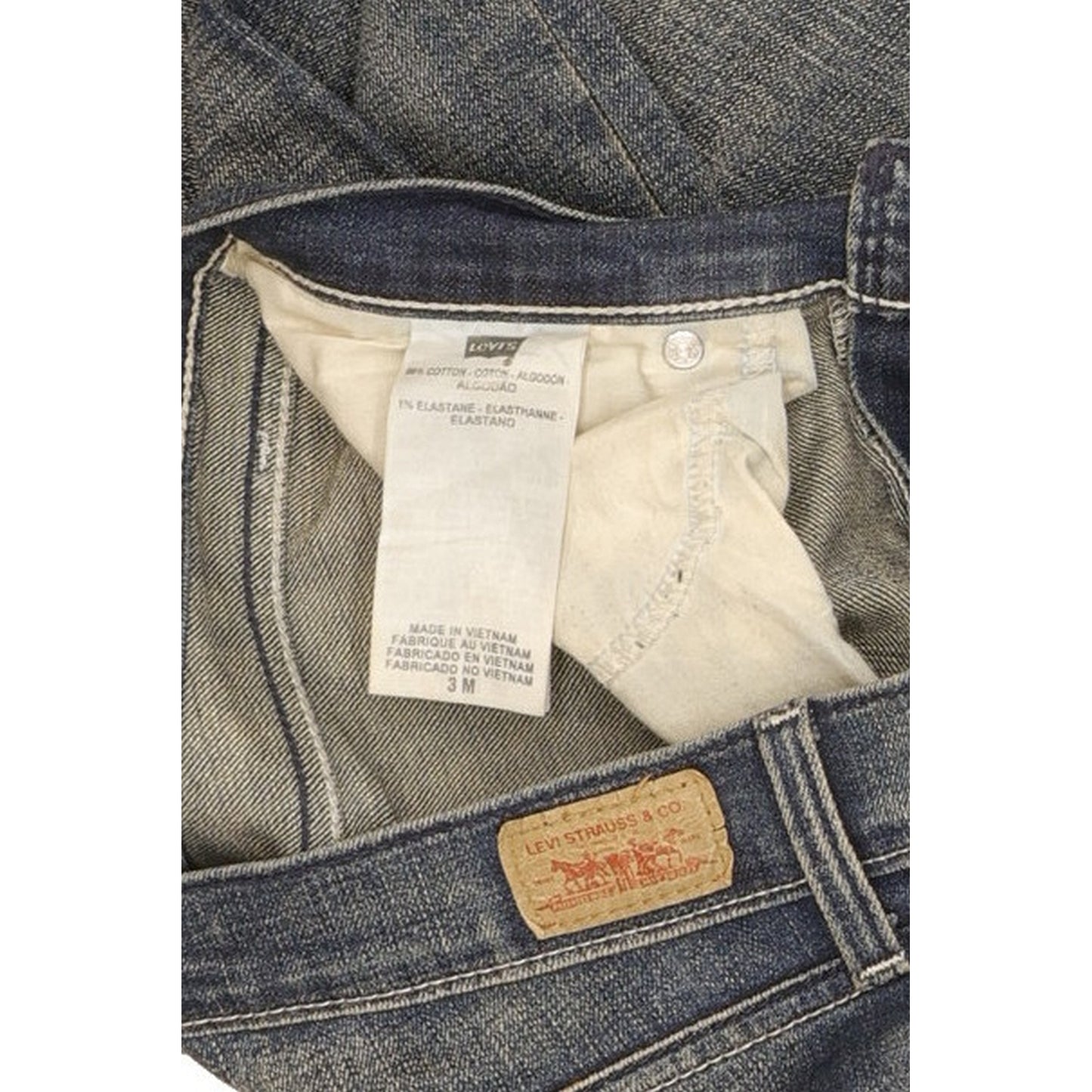 Levi's 524 Women Blue Straight Slim Stretch Jeans W28 L31