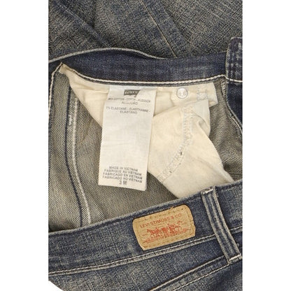 Levi's 524 Women Blue Straight Slim Stretch Jeans W28 L31