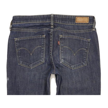 Levi's Demi Curve Women Blue Straight Slim Stretch Jeans W26 L31
