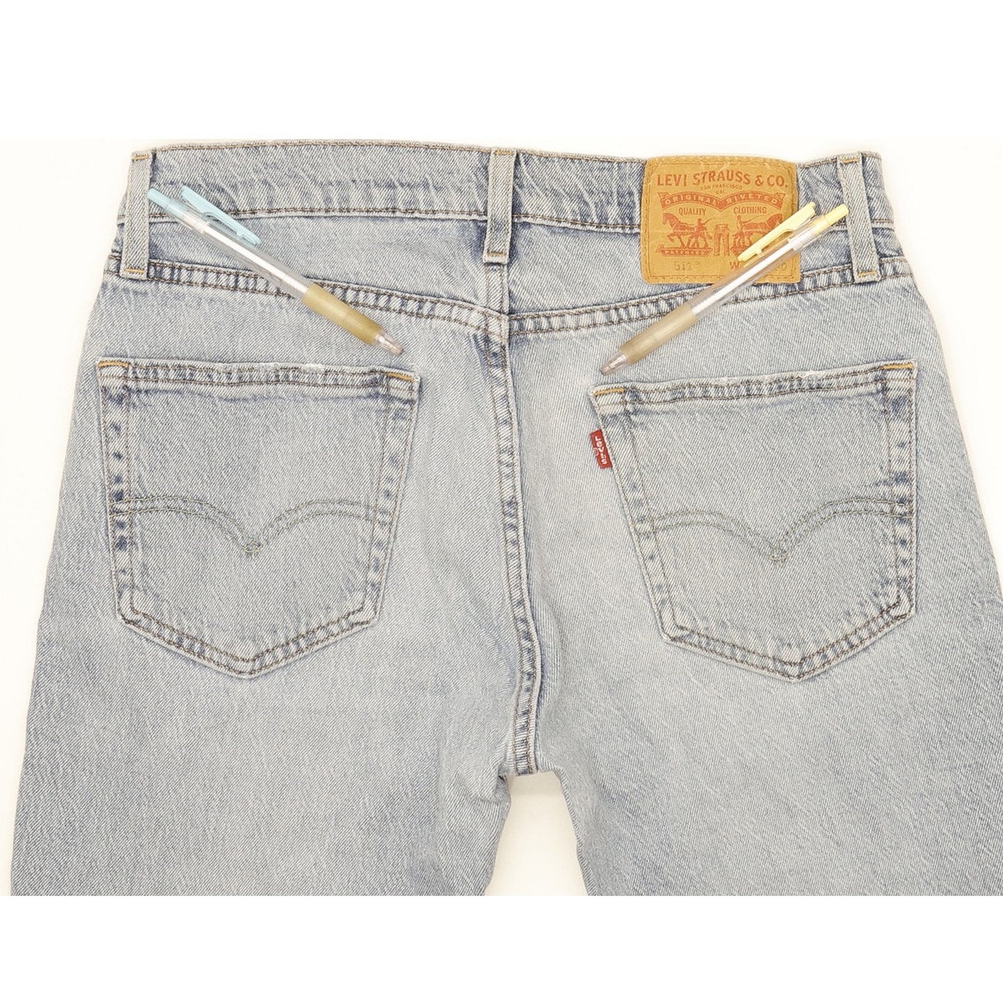 Levi's 511 Men Blue Straight Slim Stretch Jeans W30 L30