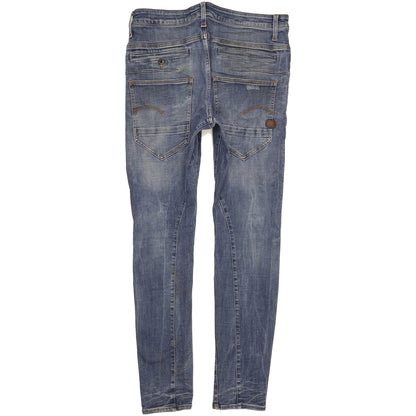 G-Star D-Staq 3D Men Blue Skinny Slim Stretch Jeans W32 L33