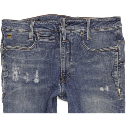 G-Star D-Staq 3D Men Blue Skinny Slim Stretch Jeans W32 L33