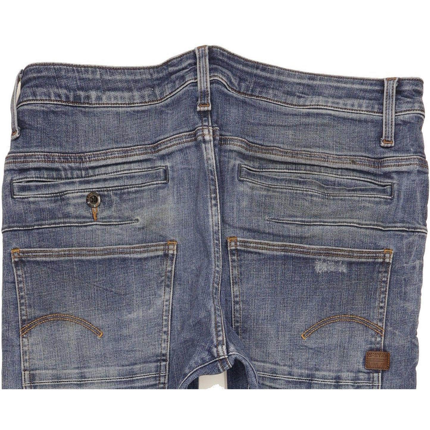 G-Star D-Staq 3D Men Blue Skinny Slim Stretch Jeans W32 L33