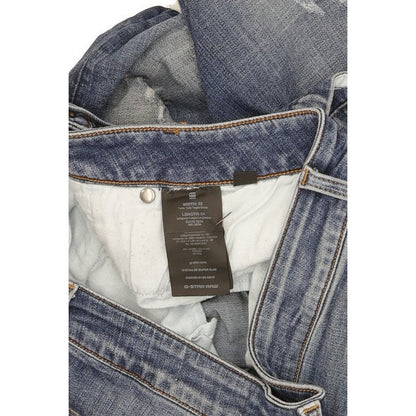G-Star D-Staq 3D Men Blue Skinny Slim Stretch Jeans W32 L33