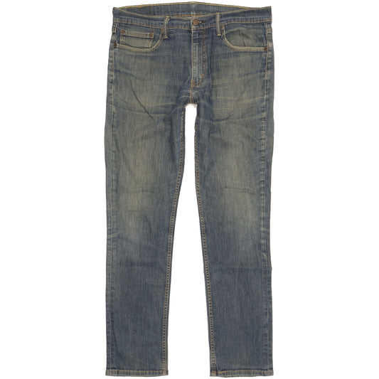 Levi's 511 Men Blue Straight Slim Stretch Jeans W36 L33